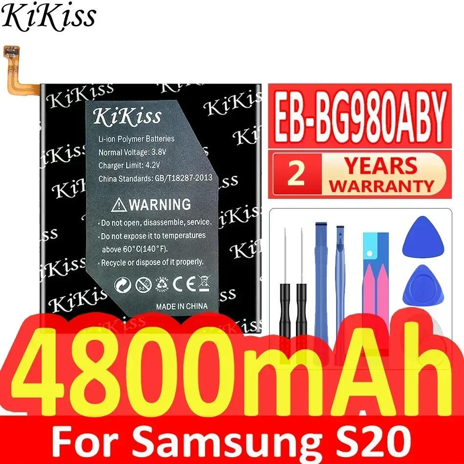 Аккумулятор KiKiss для Samsung Galaxy S20 Ultra Plus S20Plus/S2/S/Note 10 Lite/7 Note7 Edge N7000 I9220 I9228