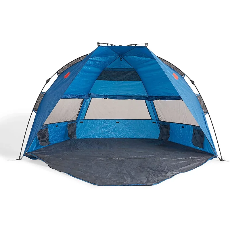 

OMNICORE DESIGNS SunbusterXL4 Instant 4 Person Easy Set Up Sun Shelter - Blue tent 3 - 4 Person Tent