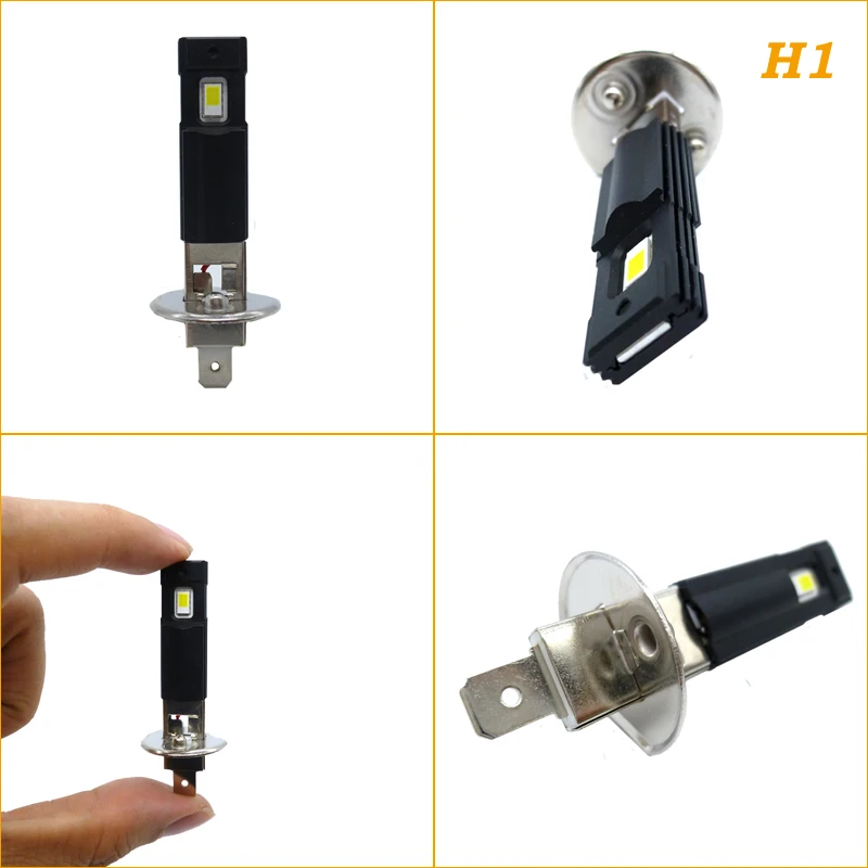 2 шт. супер яркие светодиодные лампы H1 автомобильные противотуманные фары