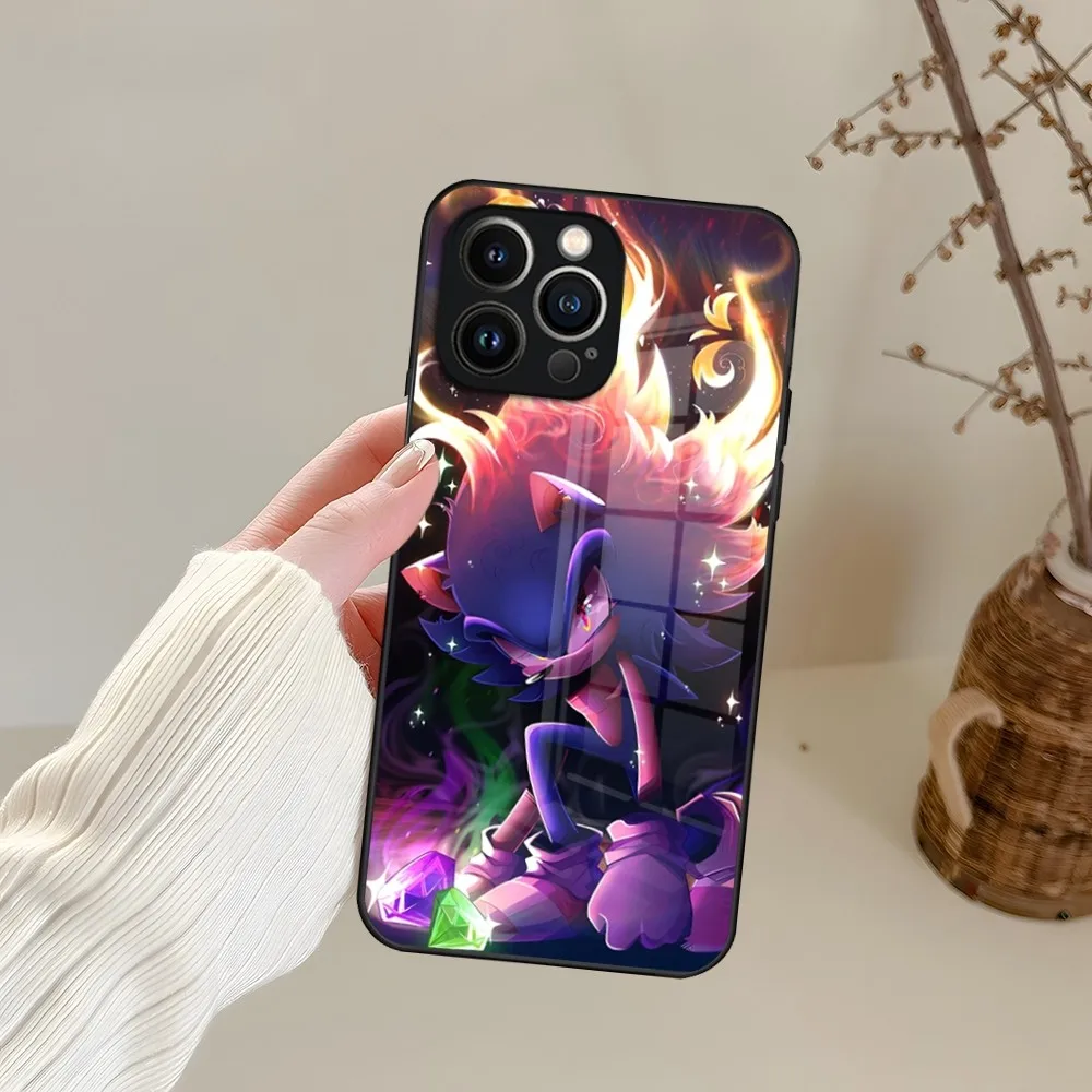 Чехол для телефона Sonics the H-HedgehogES iPhone 15 13 14 12 11 Pro XS Max Plus Mini X XR 8 7 6s SE2020 чехол из