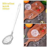 kitchen tools ultra fine household for yogurt soy mesh strainer fine mesh filter oil skimming spoon milk coffee filter