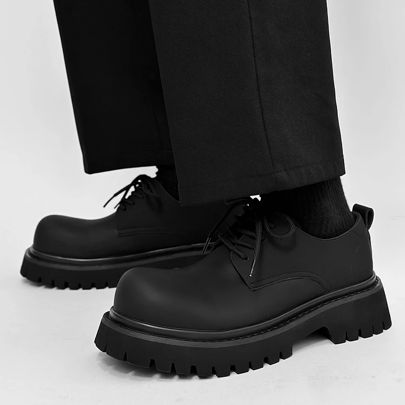 Мужские классические туфли на платформе повседневные деловые свадебные