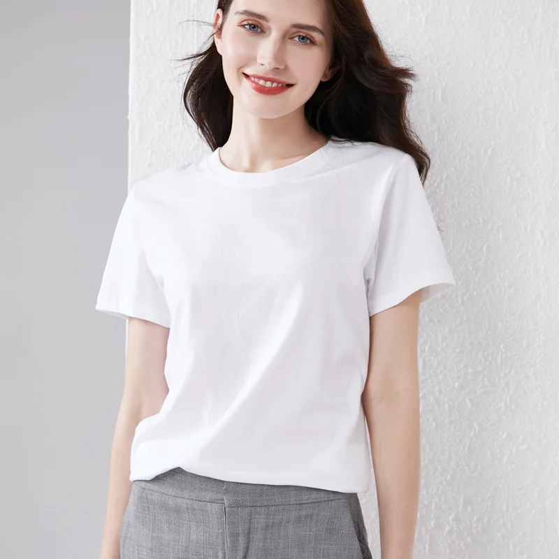 

D40 2022 женская летняя свободная футболка, очень удобная