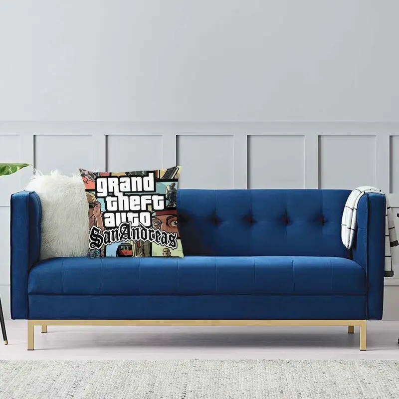 Чехол-Подушка Grand Theft Auto Сан-Андреас украшение для гостиной в скандинавском стиле