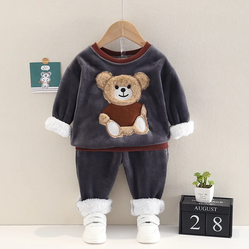 

2 шт., детский зимний комплект одежды для мальчиков, на возраст 1-5 лет