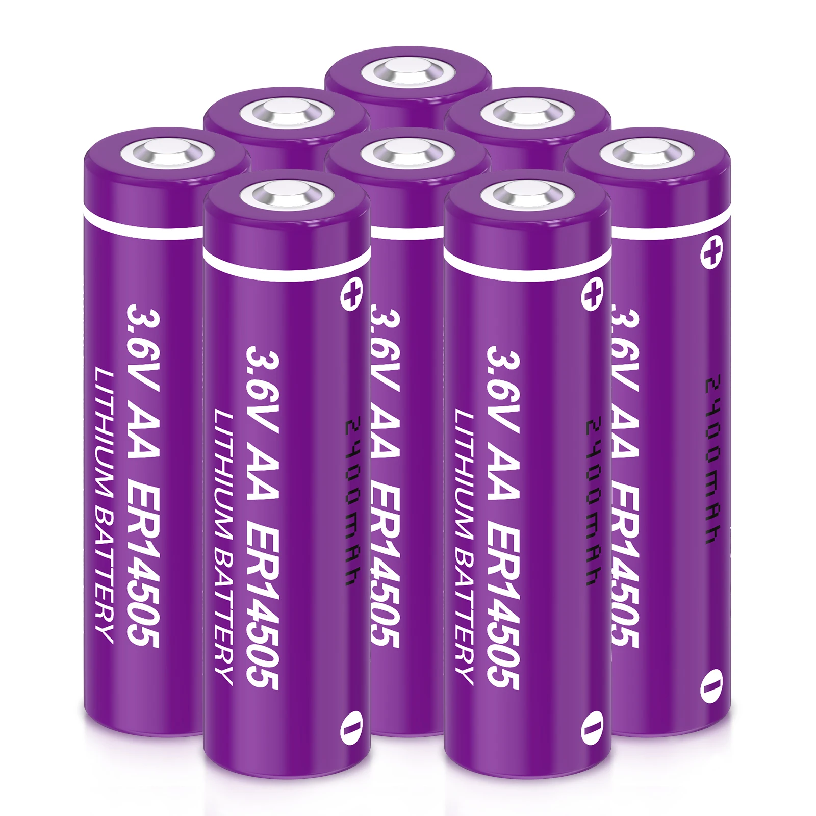 8 шт., литиевые батареи PKCELL 14505 AA, превосходная LR6 R6P Первичная ...