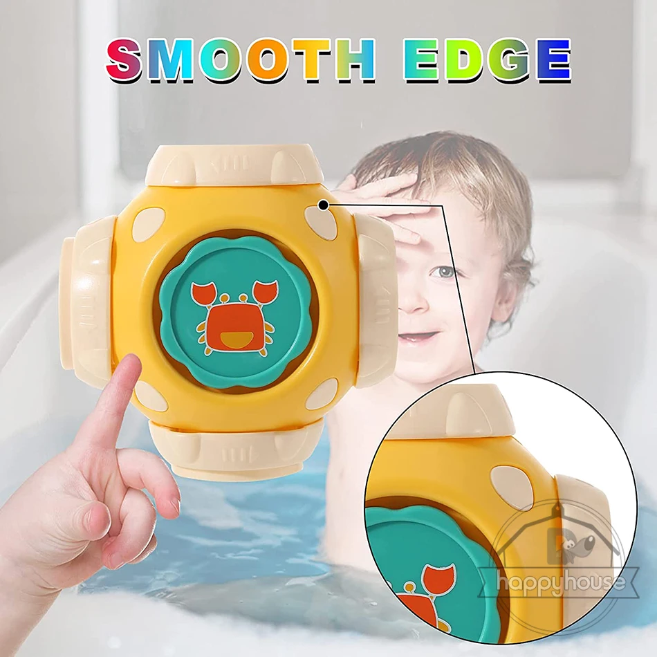 Детские Игрушки для ванны детские игрушки водяной спрей Китовая присоска