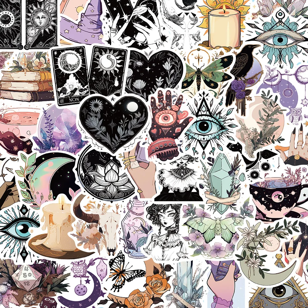 

10/30/50 шт., стикеры из ПВХ для скейтборда, ноутбука, холодильника