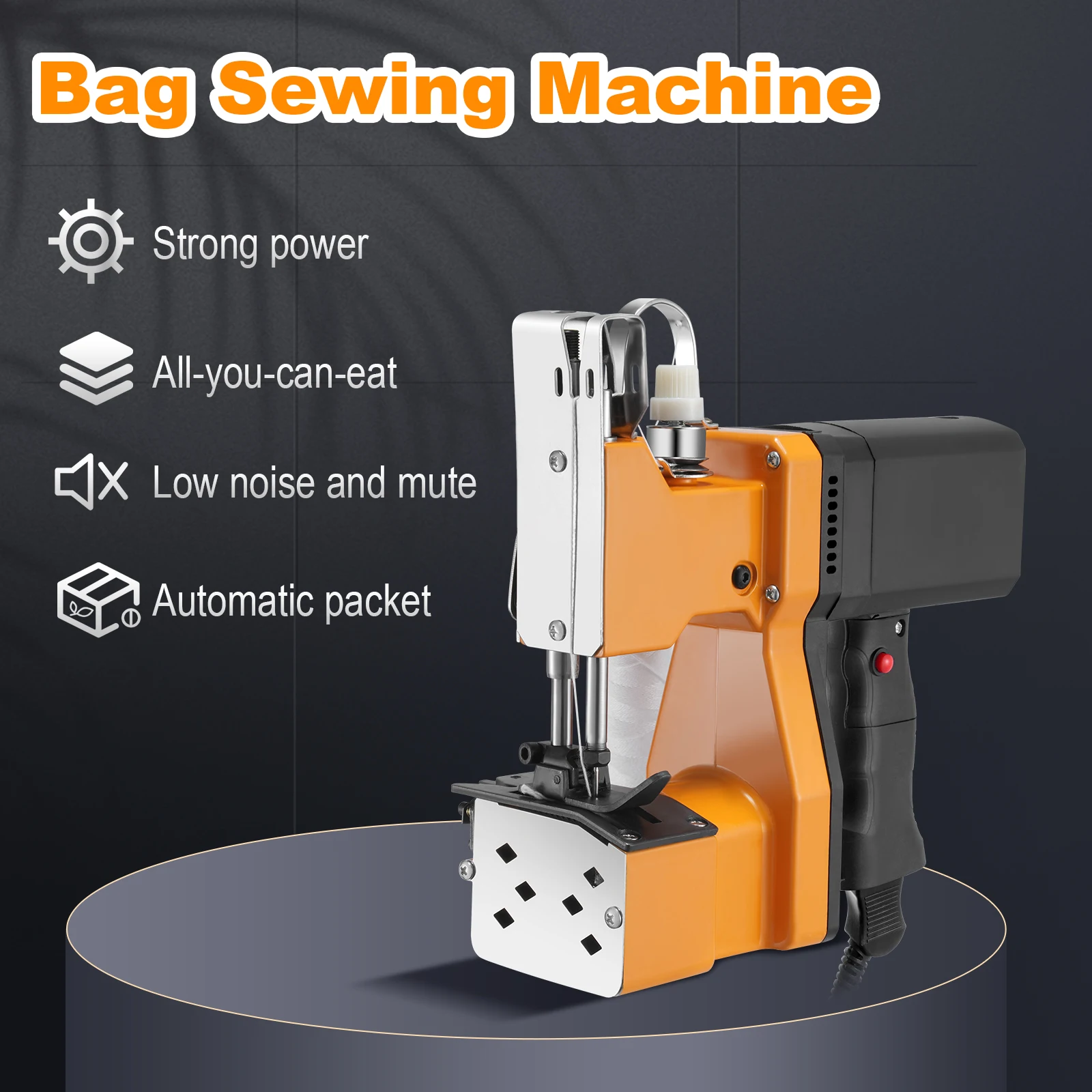 

Portable Automatic Electric stitching Bag sealing machine 150KW Power copper core motors,for woven bag sack,flour,rice,plastic