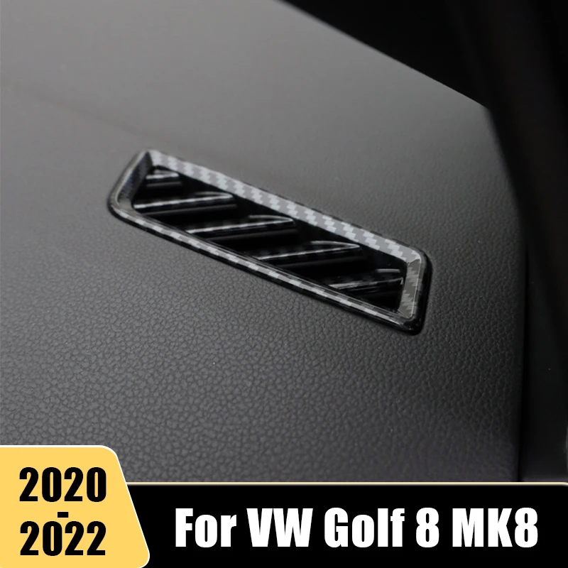 

For Volkawagen VW Golf 8 MK8 2020 2021 2022 ABS Car Dashboard Air Conditioner Vent Outlet Cover Interior Decoration Accessories