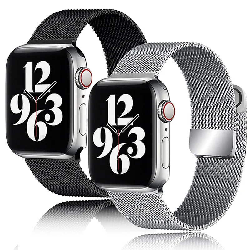

Strap For Apple watch Band 45mm 41mm 38mm 42mm Accessories Magnetic Loop smartwatch bracelet iWatch serie 7 3 4 5 6 se 40mm 44mm