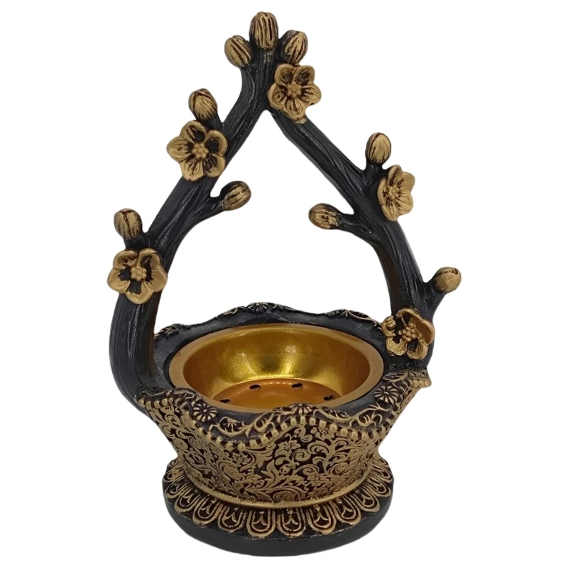 SZWA Элегантные коричневые курильницы для благовоний Керамические художественные