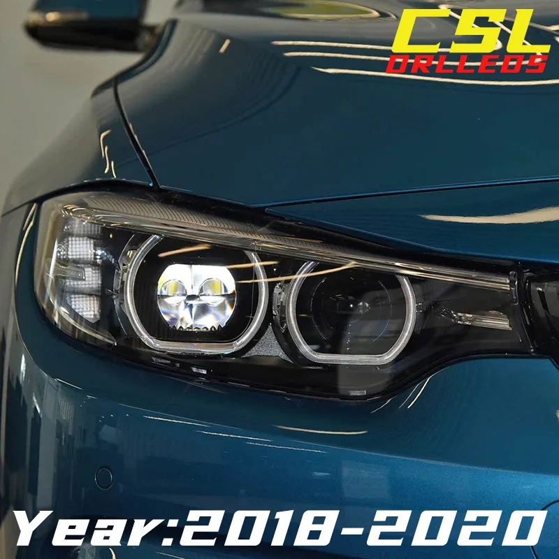 

RGBW для BMW M4 M3 F80 F82 LCI F32 F33 F34 4 серии RGB многоцветные светодиодные платы Модуль DRL дневные ходовые огни 2018-2020
