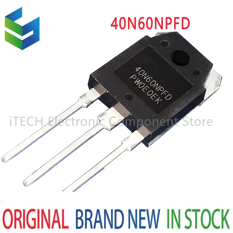 

10PCS/lot 40N60NPFD TO-3P 40N60 600V 40A IGBT SGT40N60NPFDPN TO3P New In Stock