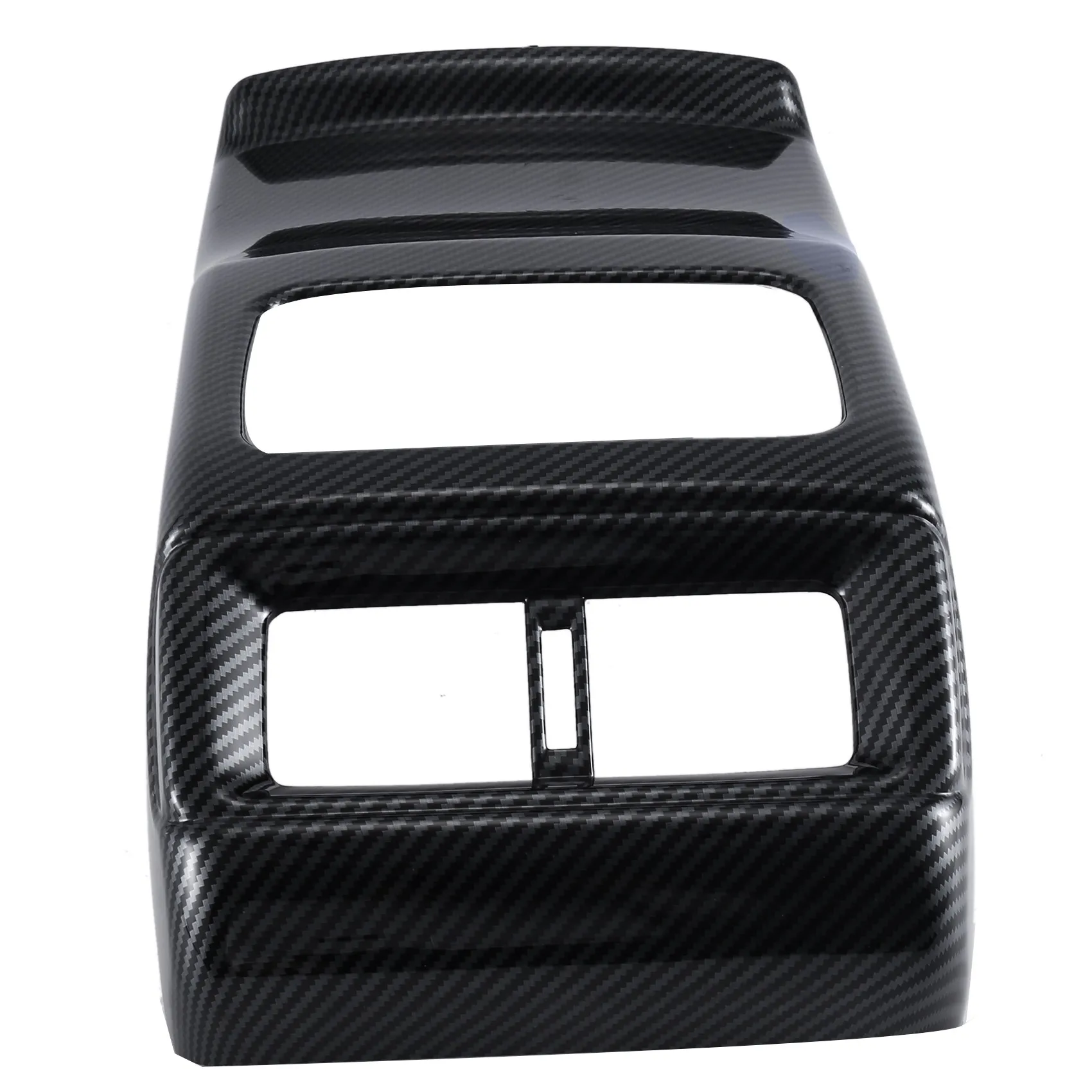 

Car Carbon Fiber Rear Air Condition Vent Outlet Frame Anti-Kick Panel Cover Trim for Honda CR-V CRV 2022 2023