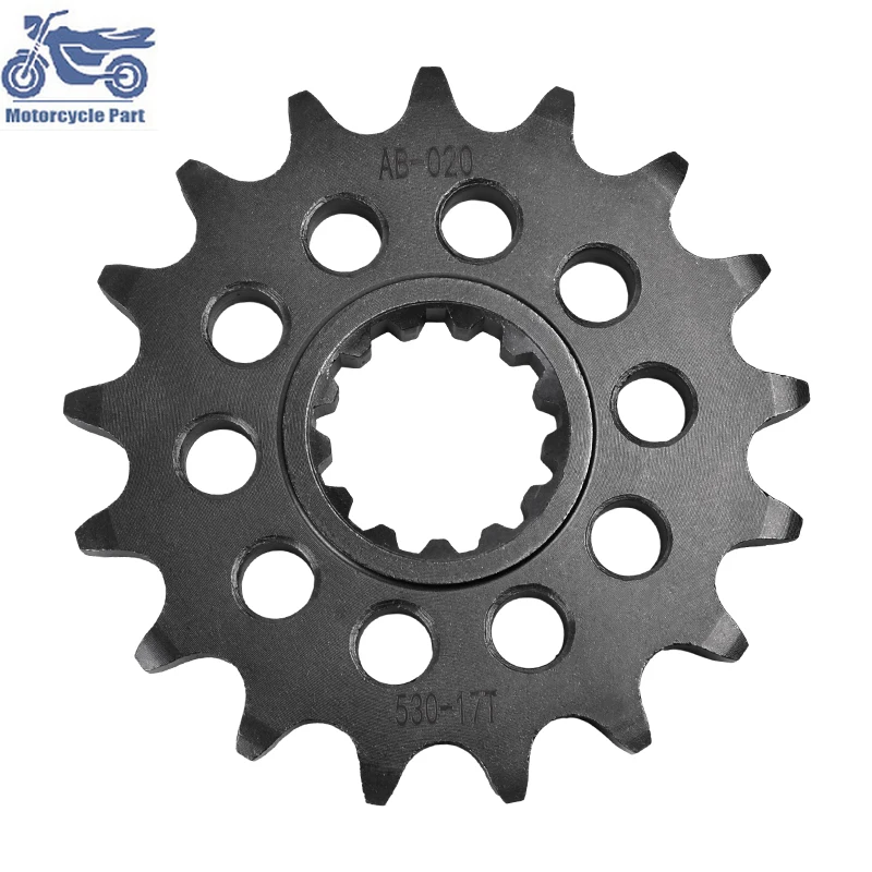 530-17T 530 17-зубчатая передняя звездочка привода 17T для YAMAHA YZF-R1 YZF R1 SP FZ-1 FZI E FZS1000 FZ 1 Fazer