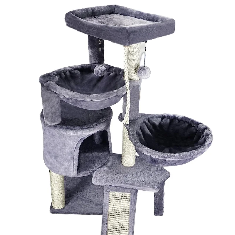 

The Indoor Cat Tree Tower Is Equipped with Super Comfortable Habitats for Cats and Cats, Making It Perfect for Both Cats