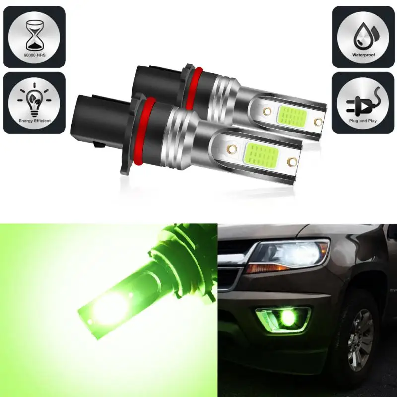 

Fog Lights Bulbs Plug&play 120w 26000lm Led Car Headlight Lamp Superbright Universal Dob Bulb Car Accessories Lemon Light P13w