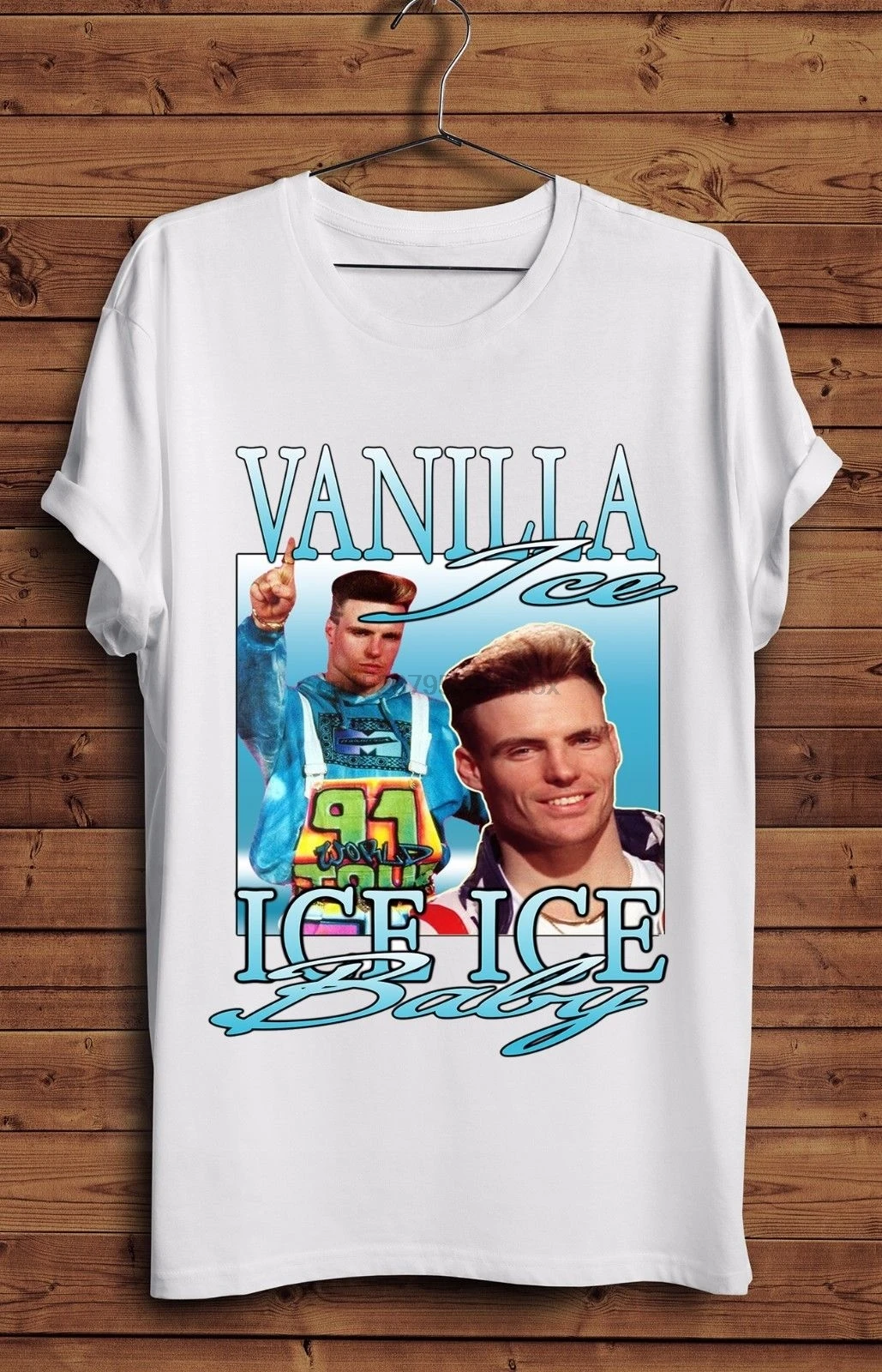 Ванильный лед детская футболка в стиле хип-хоп забавная рэп каридия дань 80s 90-х