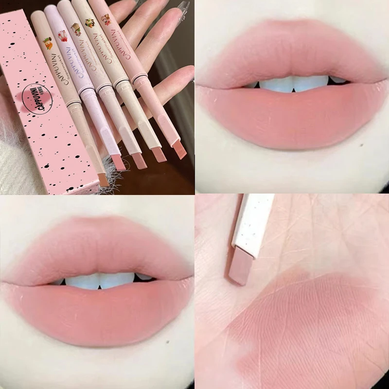 Бархатный матовый карандаш Cappuvini для губ водостойкая стойкая пухлая помада