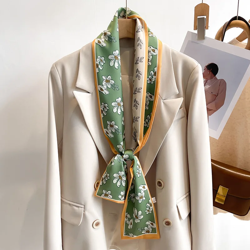 

The Four Seasons вечерние шейный платок популярный 2023x12 см Галстук Шарфы дизайн для путешествий роскошный шарф модная резинка для волос Бесплатная доставка