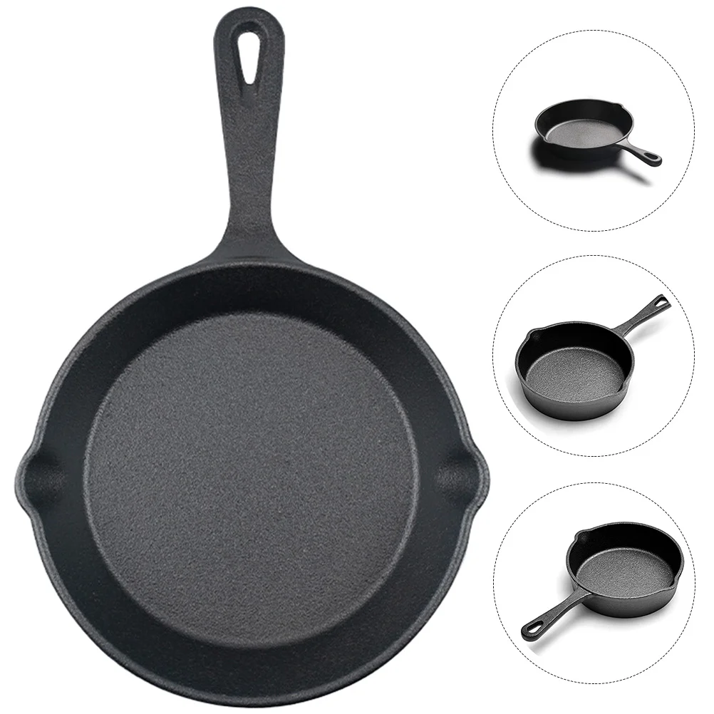 

Cast Iron Skillet Kitchen Omelette Pan Non Stick Cookware Multifunctional Frying Household Small Egg Griddle Accessories