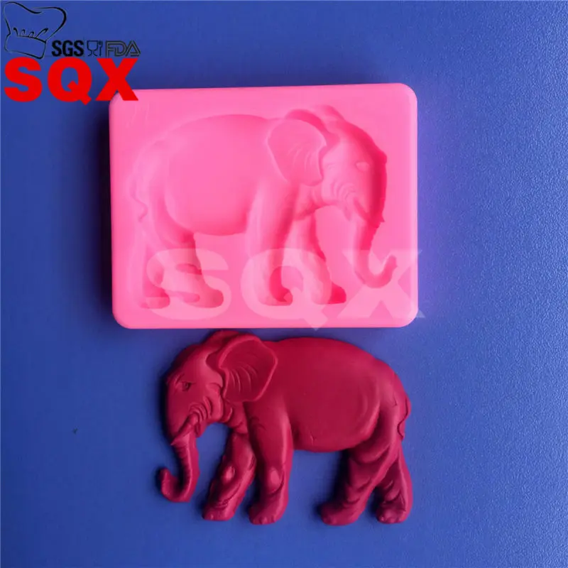 

Animal series Elephant cooking tools 3D silicone mold fondant cake decoration molds Chocolate Mould Kitchen Accessories MR62