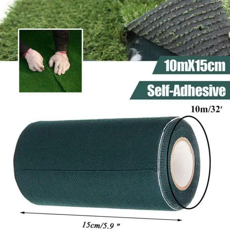 

Garden Self Adhesive Joining Green Tape Synthetic Lawn Grass Artificial Turf Seaming Decoration Grass Jointing