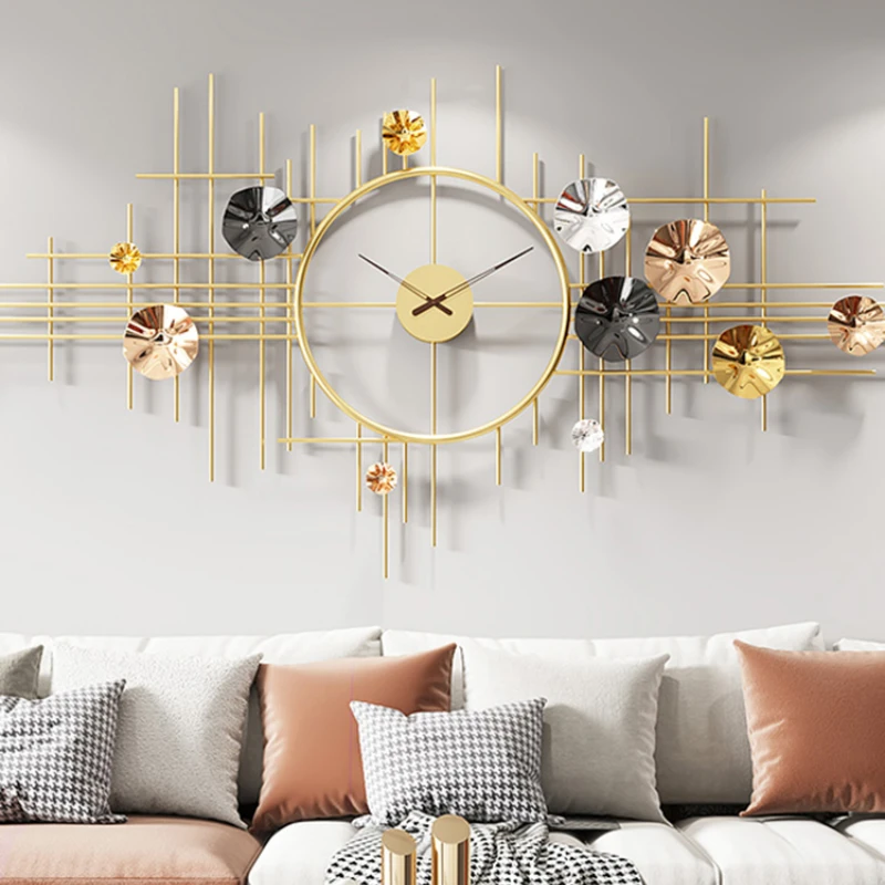 

Electronic Luxury Large Watch Home Saatrative Silent Creative Kitchen Wall Watch Unusual Relojes Murale Wall Clocks Exsuryse