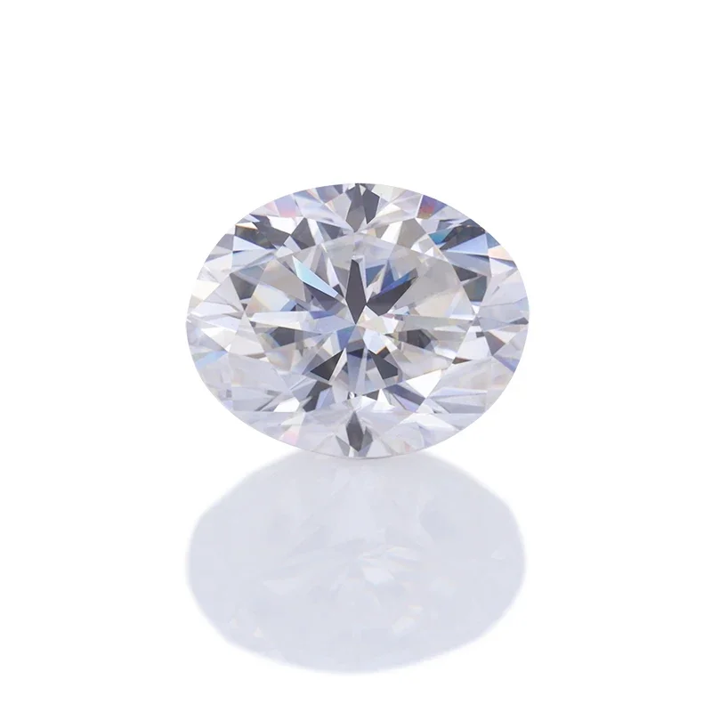 Овальная форма бриллиантовой огранки 2x3 мм-10x15 мм DEF белого цвета VVS Clarity свободный