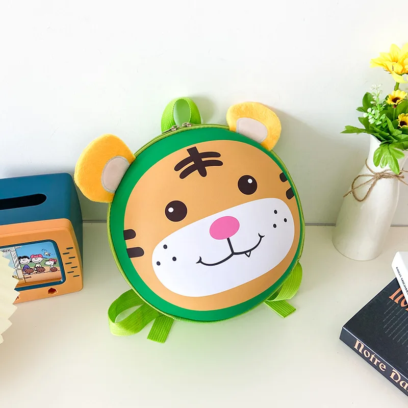 Children Small Bags Animal Cartoon Backpack Baby Cute Tiger Print 1-5-year-old Girl Boy Schoolbag
