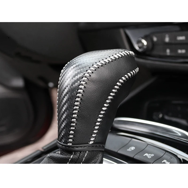 Lsrtw2017 волоконно-кожаный автомобильный коврик рычага переключения передач для Buick