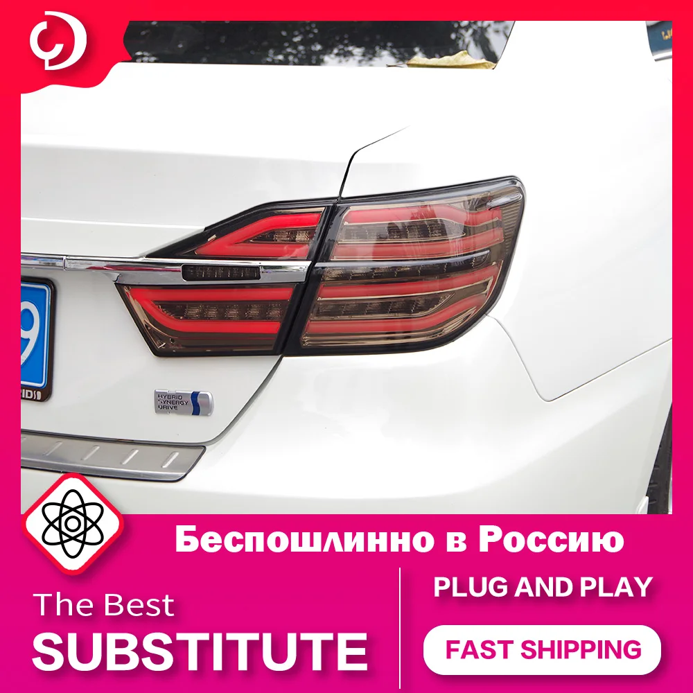 AKD автомобильный Стайлинг задние фонари для Toyota Camry 2015-2017 светодиодный задний