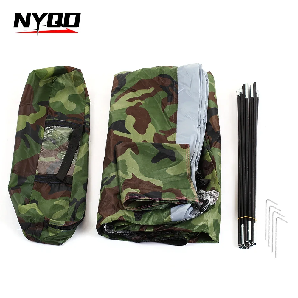 TOMSHOO Кемпинговая палатка на 2 человека водонепроницаемая однослойная из