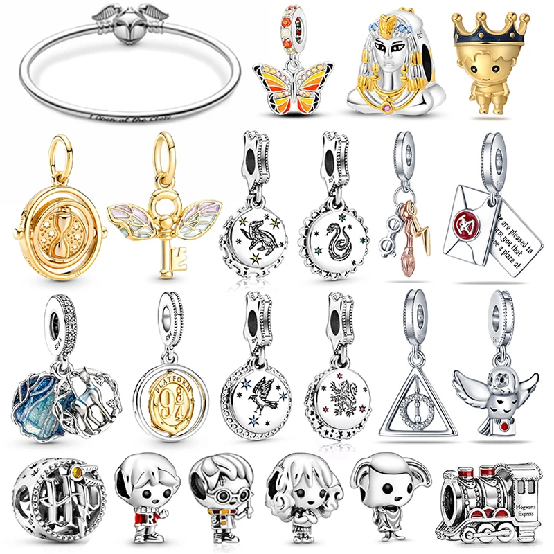 

Charms Harry Potter 925 Sterling Silver Love Forever Heart Charms fits Pandora Plata De Ley 925 Silver Bracelet DIY Jewelry Gift