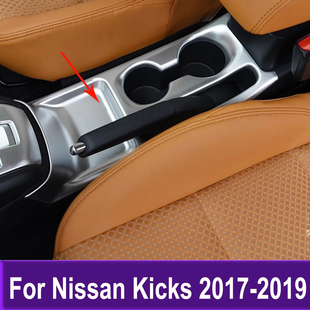 

Для Nissan Kicks 2017 2018 2019 консоль коробка переключения передач Панель отделка Автомобильная рамка стикер аксессуары LHD