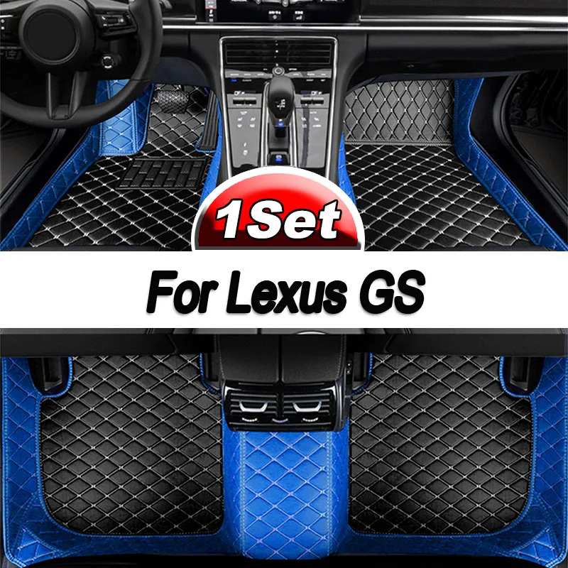 

Автомобильные коврики для Lexus GS 2011 2010 2009 2008 из искусственной кожи, водонепроницаемые автомобильные коврики, коврики, автомобильные аксессуары для интерьера