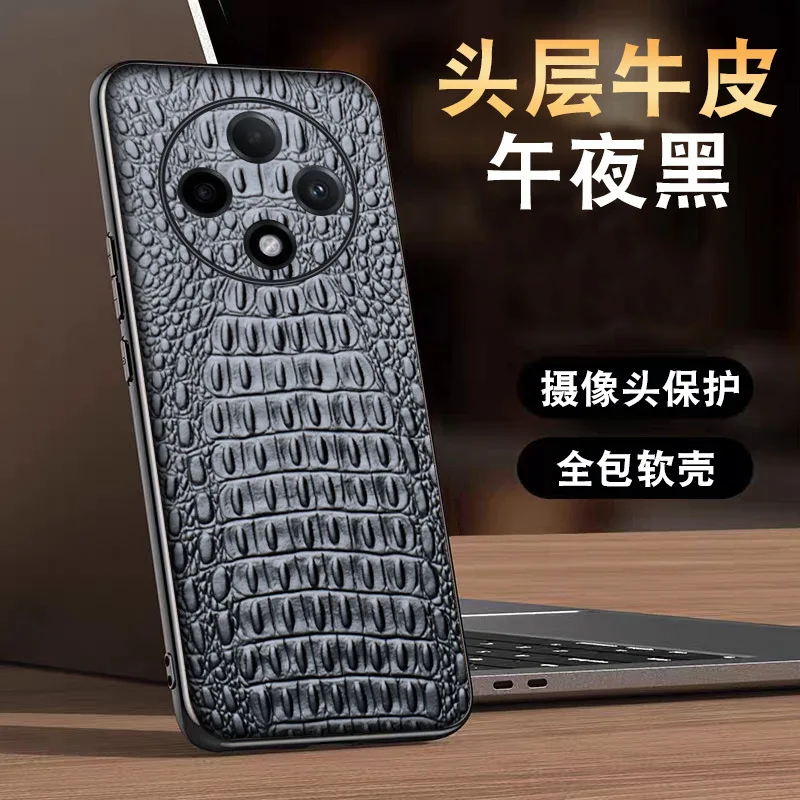 Роскошный чехол Wobiloo из натуральной коровьей кожи с магнитной обложкой