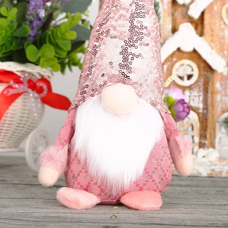 Праздничные Мультяшные плюшевые игрушки Рудольф и Санта-Клаус рождественские