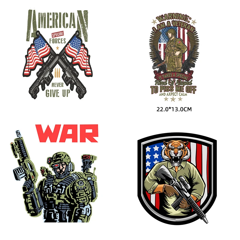 

Cartoon Top Gun iron on patches Flex fusible transfer emblem Textile stickers heat-adhesive patches Military appliques for craft
