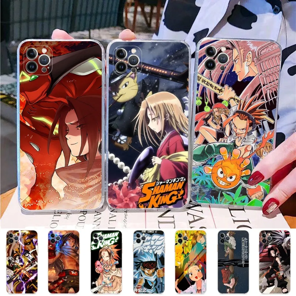 

Anime Shaman King Phone Case For IPhone 15 14 13 12 Mini 11 Pro XS Max X XR SE 6 7 8 Plus Soft Silicone Cover