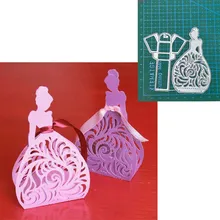Princess Box Metal Cutting Dies Stencil Scrapbooking DIY Album Stamp Paper Card Embossing Decor Craft New Dies for 2023