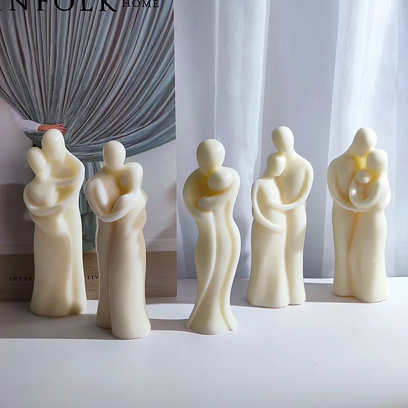 

Mother's Love Silicone Candle Mold Pregnant Human Body Gypsum Resin Aromatherapy Ice Baking Mould Home Decor Wedding Souvenirs