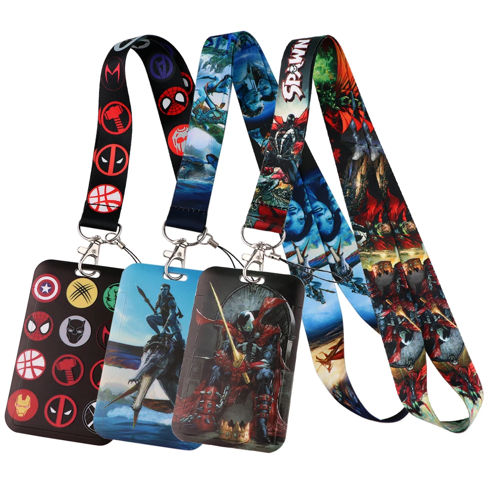 

Anime Neck Strap Lanyards Keychain Badge Holder ID Credit Card Pass Hang Rope Lariat Lanyard for Keys Manga Accessories Gifts
