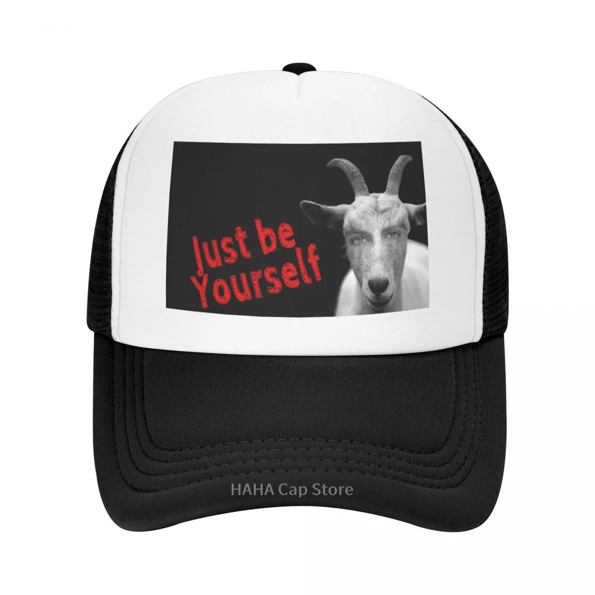 

Кепка с рогами для людей с козьим лицом, бейсболка, сетчатая Кепка, Ретро Кепка из полиэстера, увлажняющая Кепка, многостильная Кепка