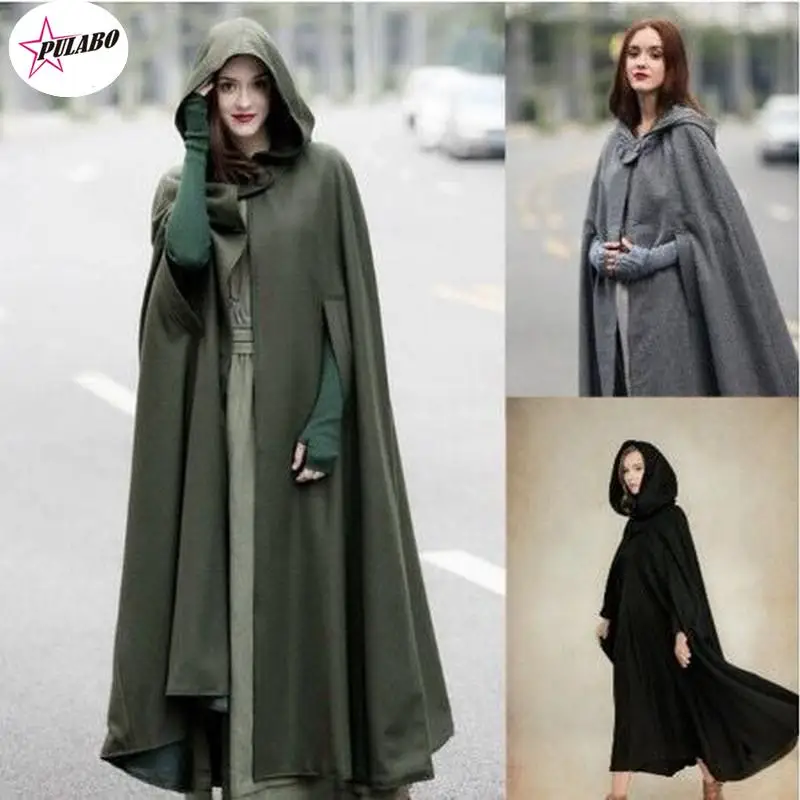 

Women Coat Open Front Cardigan Jackets Coat Poncho Long No Sleeve Cape Cloak