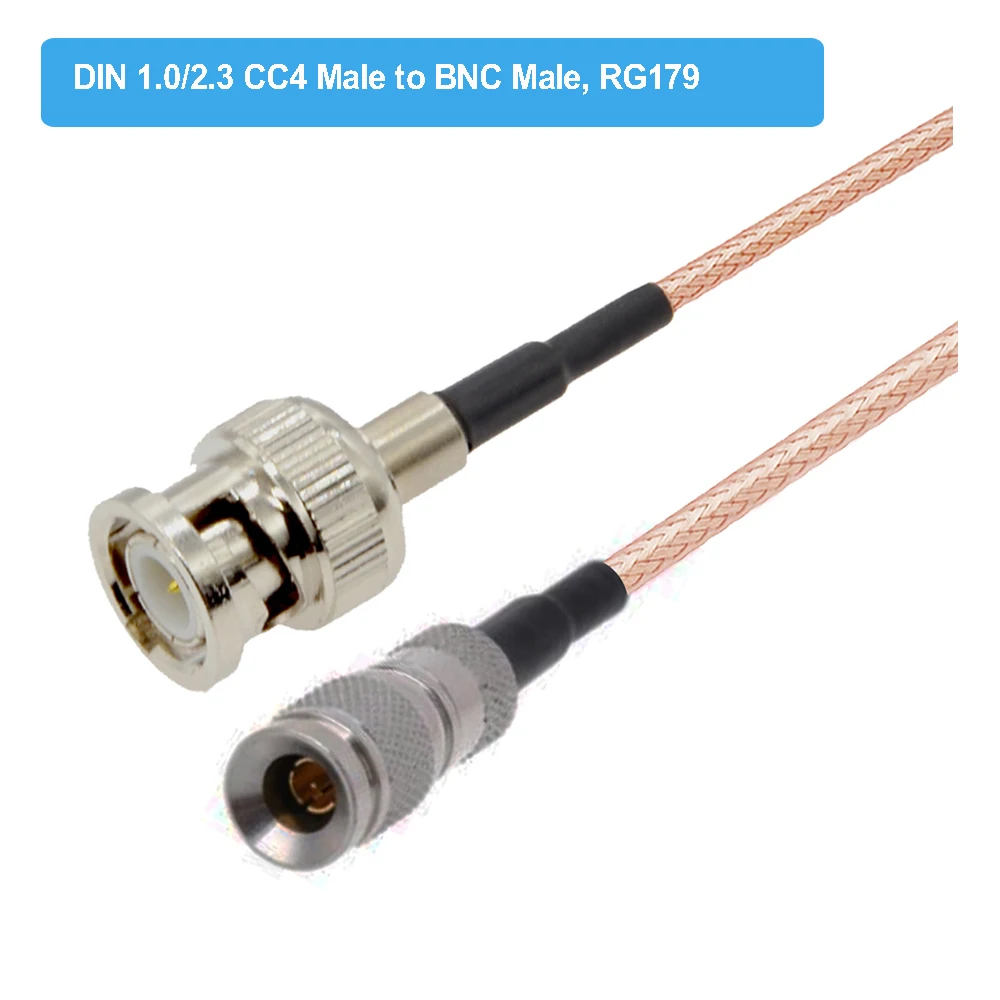 Мини-разъем BNC DIN 1.0/2.3 CC4 папа — мама 75 Ом RG179 Косичка HD SDI Кабель для Blackmagic HyperDeck Shuttle