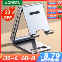 UGREEN Phone Holder Stand Aluminum Cell Phone Stand Tablet Stand Support Mobile Phone For iPhone 13 12 Xiaomi Samsung Huawei