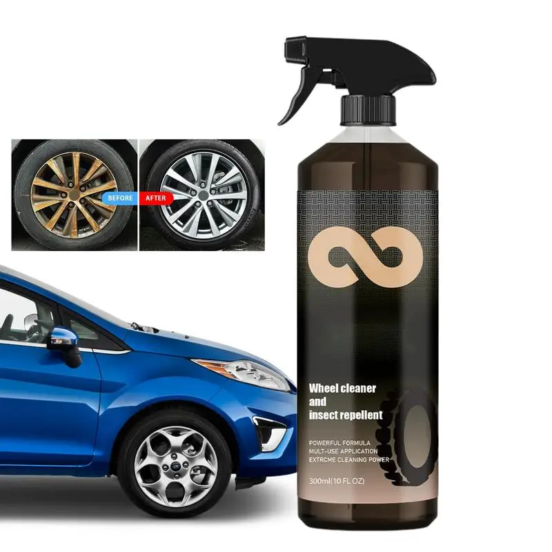 

Wheel Cleaner Spray Rust Inhibitor Paint Repair Wheel Hub Derusting Spray Car Iron Remover Wheel Metal Rust Dust Removal Spray
