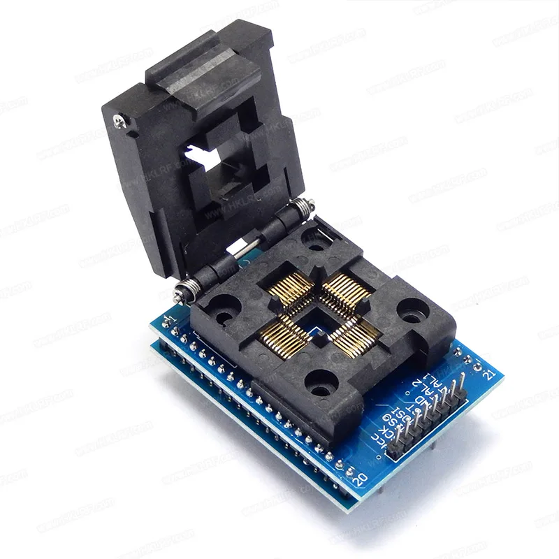 Фото Адаптер ISP JTAG TQFP44-DIP40 AVR для ATMEGA16 ATMEGA32, совместимый с RT809H TL866II №4